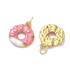 Přívěsek z 304 (IP) ocele "Donutek"15 × 12 × 2 mm