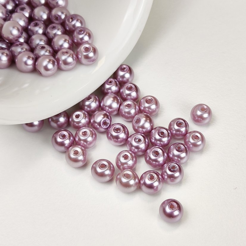 Menetes üvegrudak - 8 mm, világos lila