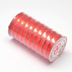 Elasztikus lycra - ø 0,8mm, 10 m, tégla, 1 db