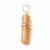 Přívěsek z jadeitu, oranžový,  20~21x5~5,5 mm