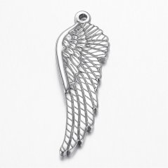 Přívěsek z nerezové oceli 304,"Křídla",38,5 × 13 × 3 mm