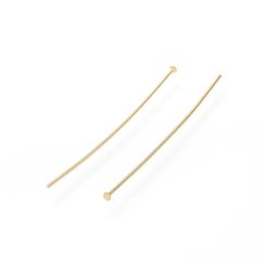 Ketlovací nýt z 304 oceli, 35x0,7 mm, zlatý
