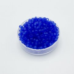 TOHO Round, 8/0, 942F, Transparent-Frosted Sapphire, rokajlové korálky