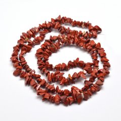 Prírodný jaspis - zlomky, červené 5~8x5~8 mm