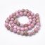 Verrückter Naturachat - Perlen, rosa, 8 mm