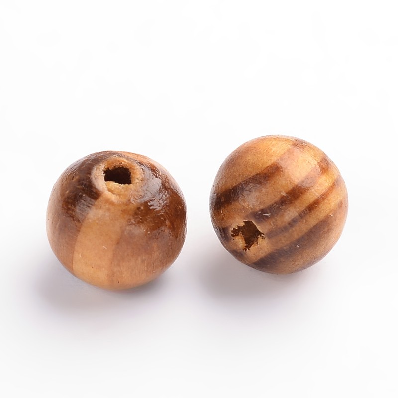 Fa gyöngy 8mm burlywood