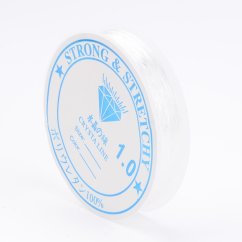 Elastomer - ø 1 mm, 4,5 m, bílý, 1 ks