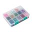 Perleťové sklenené korálky - 15 farieb set 6 mm