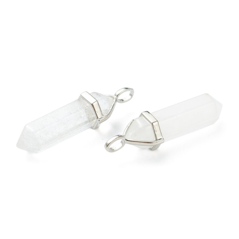 Přívěsek z křišťálu, 39x12x11,5 mm