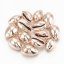 Fémezett kauri kagyló, rosegold - 14~20x9~14x7~10 mm