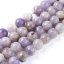 Natürliche Jade - Perlen, lavendelfarben, 8 mm