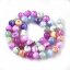 Natürlicher Feuerachat - Perlen, mehrfarbig, 8 mm