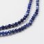 Prírodný lapis lazuli - korálky, brúsené, 2 mm