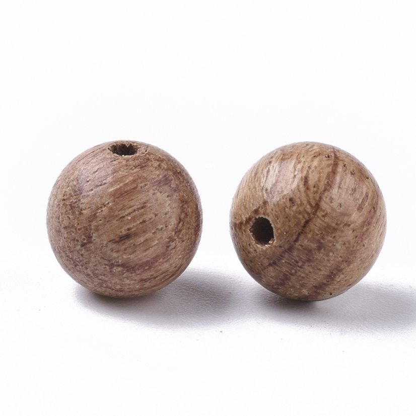 Dřevěné korálky 8 mm, béžové