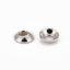 Mosadzný kaplík, strieborný, 3x0,8 mm