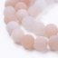 Natürlicher Aventurin - Perlen, matt, rosa, 8 mm - Menge: 1 Stück