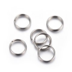 Prepojovací krúžok z 304 ocele 5x1 mm, vnútorný priemer 3,8 mm