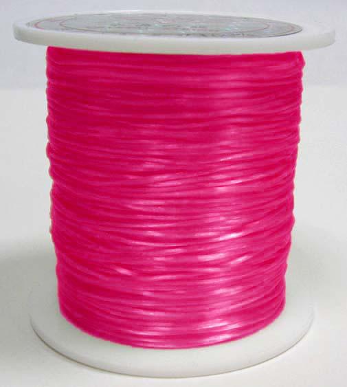 Elastisches Lycra - ø 0,8 mm, 60 m, rosa, 1 Stück