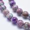 Natürlicher Regalit - Perlen, blau-violett, 6 mm