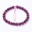 Prírodné tigrie oko - korálky purpurové 8 mm