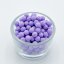 Gepresste Perlen Bondeli violett, 6 mm