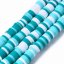 Heishi polymerový korálek - světle modrý mix, 6x0,5 mm