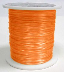 Elastická lycra - ø 0.8mm, 60 m, oranžová, 1 ks