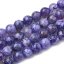 Natürlicher Feuerachat - Perlen, lila, 8 mm