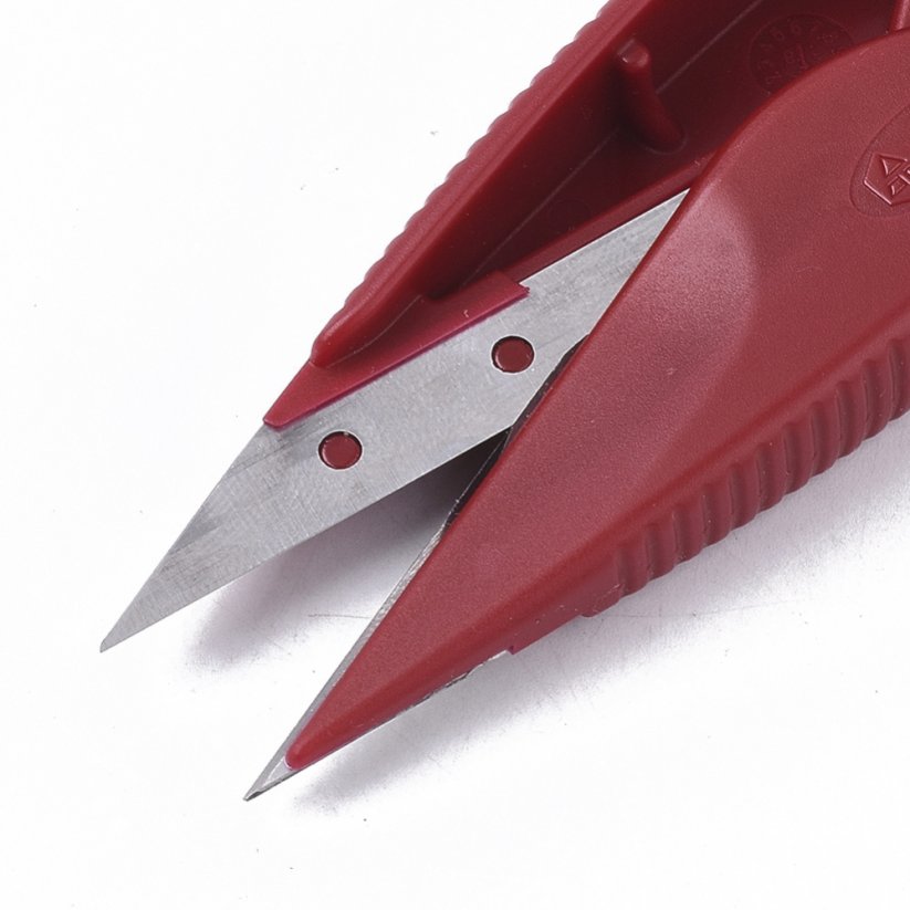 Bižuterní nůžky 11x3x1,2cm - plastový úchyt + 2x náhradní nože