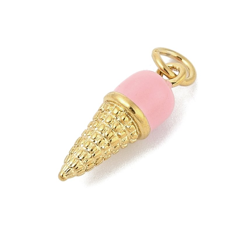 Prívesok z ocele 304 „Zmrzlinka“  17,5 × 5,5 × 5,5 mm