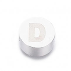Ocelový oddělovač, písmenko D, 10x4,5 mm