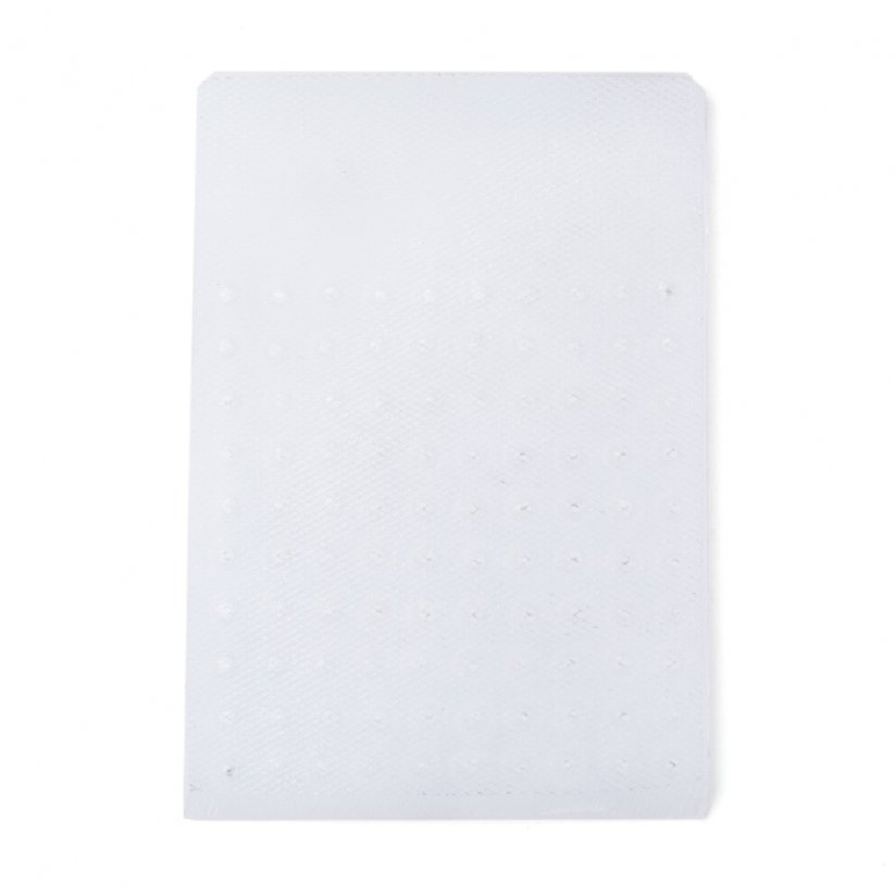 Zählplatte für 6 mm Perlen, weiß, 10x10