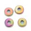 Abstandhalter aus Stahl, Donut, mehrfarbig, 4x1 mm