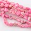Perleťové nugetky, růžové, 8~18x7~16x4~12 mm
