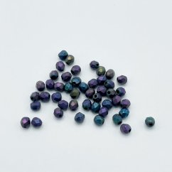 Csiszolt petárdák iris purple, matt, 3 mm
