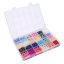 DIY Rocailles Perlenset mit Elastomer und Pinzette, 19 Farben