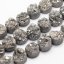 Metallisierte Druse aus Naturkristall 7~12x5~10 mm, grau