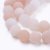 Természetes aventurin - gyöngyök, matt, rózsaszín, 8 mm