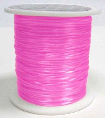 Elastická lycra - ø 0.8mm, 60 m, světlerůžová, 1 ks