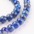 Természetes lapis lazuli - gyöngyök, kék 8 mm