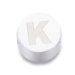 Ocelový oddělovač, písmenko K, 10x4,5 mm