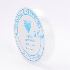 Elasztomer - ø 0,6 mm, 10,5 m, fehér, 1 db