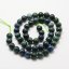 Vegyes natúr krizokol és lapis lazuli - gyöngyök, zöld-kék 8 mm