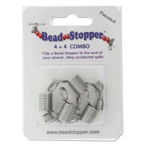 Bead Stopper - mix 8 ks (4 klasické + 4 malé)