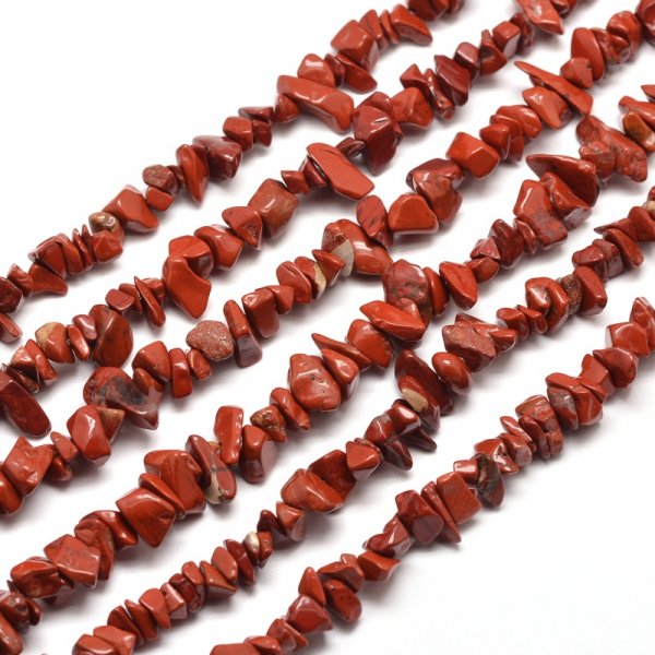 Přírodní jaspis - zlomky, červené